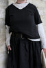 Ewa i Walla Shirt GENNA 44942 in vintage schwarz - softer Jersey aus reiner Baumwolle2