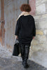 SORT AARHUS Oversize Pullover 2004 in black/schwarz - reine Baumwolle7