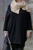 SORT AARHUS Oversize Pullover 2004 in black/schwarz - reine Baumwolle4