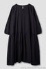 Ewa i Walla WINTER SPECIALS Kleid 55886 ALEXANDRA in schwarz mit Stickereien - reine Knitterbaumwolle7