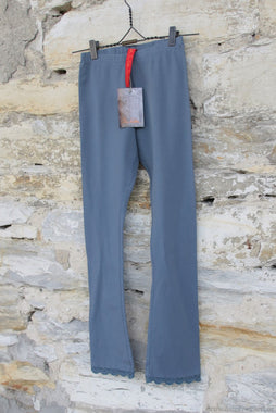 Ewa i Walla Leggings 11314 in blaugrau (vintage grey) - Jersey aus Baumwolle