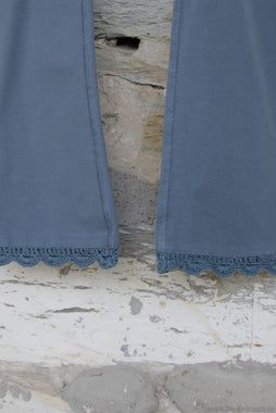 Ewa i Walla Leggings 11314 in blaugrau (vintage grey) - Jersey aus Baumwolle