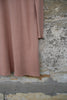 by basics Kleid mit lockeren Rollkragen 7019 in nude/rosa - softe Merinowolle3