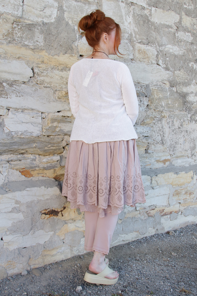 Esmeralda Pullover ALIDA in weiß (closs) - Seidenmischung