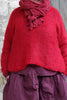 Esmeralda Pullover MAXI in rot - Kid Mohair & Seide2