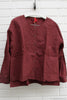 Ewa i Walla Bluse 44103 IRELA in burgunder rot (burgundy) - reine Knitterbaumwolle