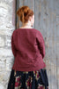 Ewa i Walla Bluse 44103 IRELA in burgunder rot (burgundy) - reine Knitterbaumwolle