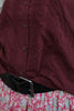 Ewa i Walla Bluse 44105 VALFRIED in burgunder rot (burgundy) - reine Knitterbaumwolle5