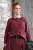 Ewa i Walla Bluse 44107 LOIS in burgunder rot (burgundy) - reine Knitterbaumwolle