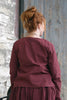 Ewa i Walla Bluse 44107 LOIS in burgunder rot (burgundy) - reine Knitterbaumwolle