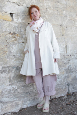 *Ewa i Walla Bluse LIS 44127 in rosé (pale mauve) - reine Baumwolle