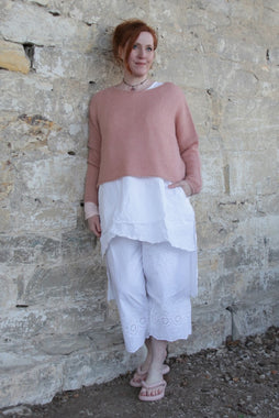 *Ewa i Walla Bluse LIS 44127 in weiß (white) - reine Baumwolle