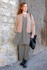 Ewa i Walla Jacke 66759 VIKTORIA in altrosa (taupe) - reine, gewalkte Schafswolle