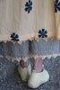 Ewa i Walla Kleid 55846 SOLBRITT in creme mit Flowerprint (blue flower) - Baumwolle aus groben Gewebe6