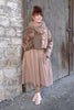 Ewa i Walla Kleid 55866 LISE-LOTT in altrose (taupe) - softe Winterbaumwolle