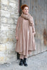 Ewa i Walla Kleid 55866 LISE-LOTTE in altrose (taupe) - softe Winterbaumwolle