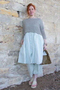 *Ewa i Walla Kleid ELENE 55901 in zartem mint (soft jade) - reine Knitterbaumwolle