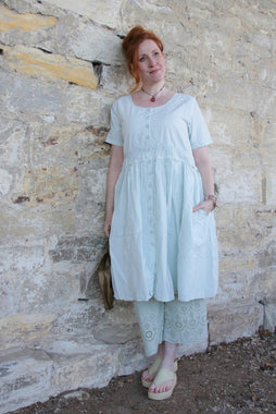 *Ewa i Walla Kleid ELENE 55901 in zartem mint (soft jade) - reine Knitterbaumwolle