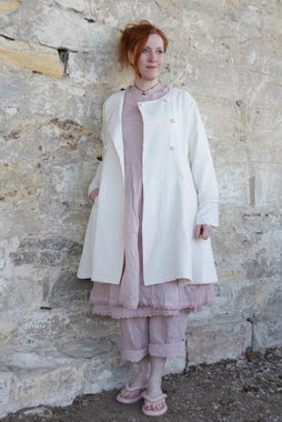 *Ewa i Walla Kleid JUNITA 55905 in rosé (pale mauve) - Organza aus reiner Baumwolle