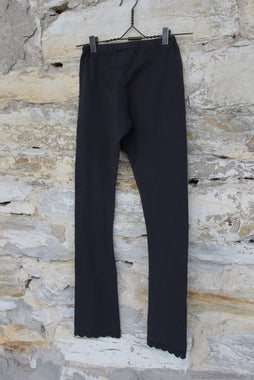 Ewa i Walla Leggings 11314 im dunklen anthrazit (vintage black) - Jersey aus Baumwolle