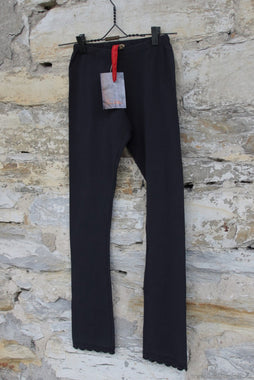 Ewa i Walla Leggings 11314 im dunklen anthrazit (vintage black) - Jersey aus Baumwolle