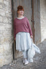 Ewa i Walla Pullover 44980 EVY in himbeerrot (heather) - 80% recycelte Baumwolle3