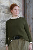 Ewa i Walla Pullover 44991 GURLI im satten oliv (olive) - superfeine Alpakawolle