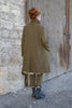 Ewa i Walla Mantel 66758 MARIE in oliv (olive) - reine, gewalkte Schafswolle