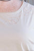 Ewa i Walla Shirt 44943 TYRA in sand/natur (pearl) - Jersey aus reiner Baumwolle