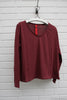 Ewa i Walla Shirt 44984 GINGER in burgunder rot (burgundy) - softes Jersey