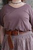 Ewa i Walla Shirt GENNA 44942 in rose-violett (dark mauve) - softer Jersey aus reiner Baumwolle3