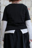 Ewa i Walla Shirt GENNA 44942 in vintage schwarz - softer Jersey aus reiner Baumwolle4