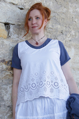 *Ewa i Walla Top AINO 33389 in weiß (white) - reine Baumwolle