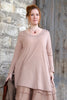 Ewa i Walla Tunika 44986 DANIA in altrosa (taupe) - softer Jersey aus reiner Baumwolle