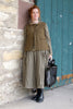 Ewa i Walla Weste 33381 SISSELA in oliv (olive) - reine gewalkte Schafswolle