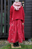 Ewa i Walla WINTER SPECIAL EDITION Kleid JASMIN 55938 in rot (red) - reine Knitterbaumwolle2