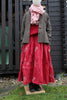 Ewa i Walla WINTER SPECIAL EDITION Kleid JASMIN 55938 in rot (red) - reine Knitterbaumwolle