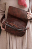Fra.Sa Umhängetasche/Crossbody Bag LOBO in vintage rostrot (rusty) - supersoftes Leder4