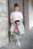 FRA.SA Minibag RIO im dunklen Lachston & dezenten Vintagelook - butterweiches, recyceltes Leder2