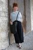 Fra.Sa Shopper SACK mit Schulterriemen in vintage black (charcoal) - supersoftes, recyceltes Leder6