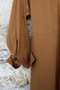 hannes roether Kleid SUPERBE 210838 in camel - Baumwolle & Elasthan6
