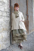 Les Ours Hängerchen/Kleid ELOISE in shabby mint (verveine) - reine Baumwolle in grober Struktur