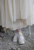 Les Ours Kleid AMIA in antikweiss (ecru) - gecrashte Baumwolle mit eingewebten Streifen3