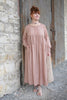 Les Ours Kleid SAMAYA in altrosa (old pink) - supersofte, geprägte Baumwolle2