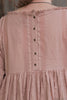 Les Ours Kleid SAMAYA in altrosa (old pink) - supersofte, geprägte Baumwolle7
