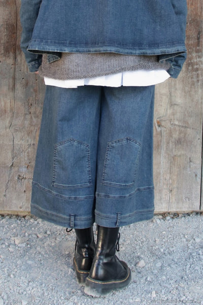 Pluslavie / Plü Baggy-Jeans in blau (blue) - Baumwolle, Elasthan & Polyethylen