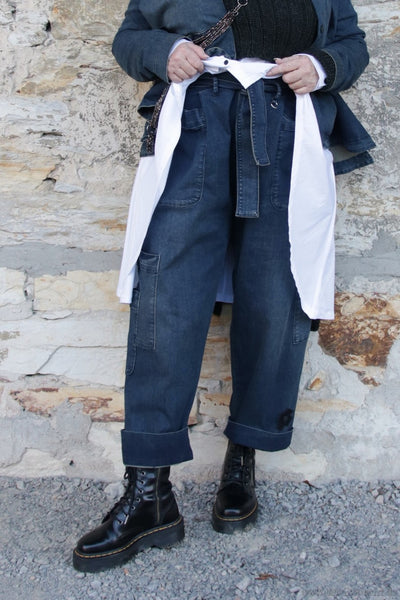 Pluslavie / Plü Jeanshose in blau (blue) - Baumwolle, Elasthan & Polyethylen