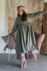 Les Ours Kleid SAMAYA in shabby mint (verbena) - reine Baumwolle in grober Struktur2