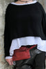 SORT AARHUS Pullover HANS in black/schwarz - kuschelweiche Merinowolle4