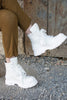Lofina Boots 3680 in bianco ottico - softes, strukturiertes Leder4